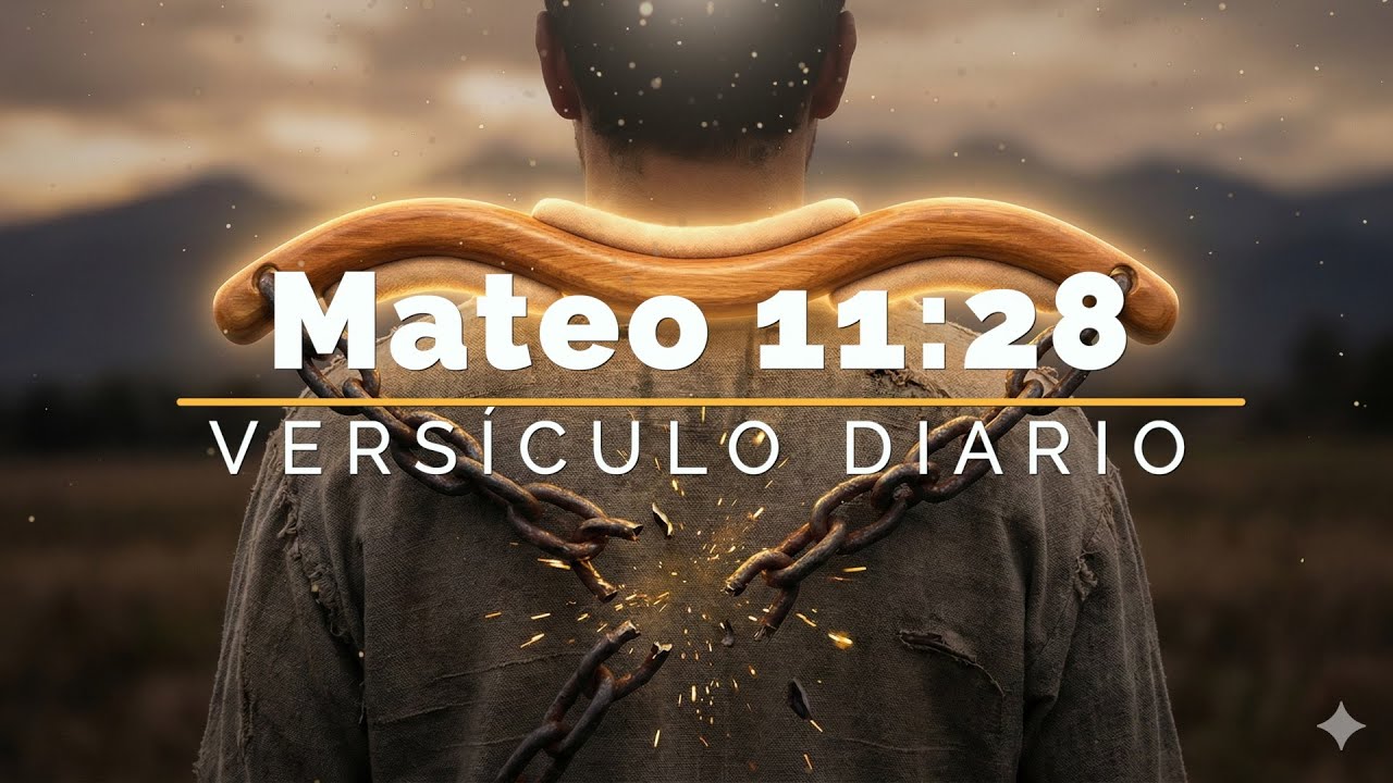 Versículo diario: Mateo 11:28 ¡Basta de Cargas! El Descanso Real de Jesús