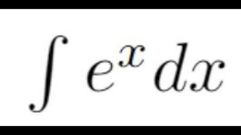 How to Integrate e^x | ∫ e^x dx Step-by-Step Solution