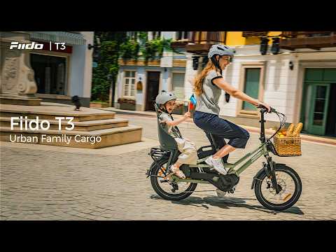 Fiido T3: Urban Family Cargo⚡#Fiido #FiidoT3 #NewLaunch #ebike #cargoebike