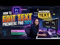 Premiere Pro 2026 :  How to Edit Text - اردو / हिंदी