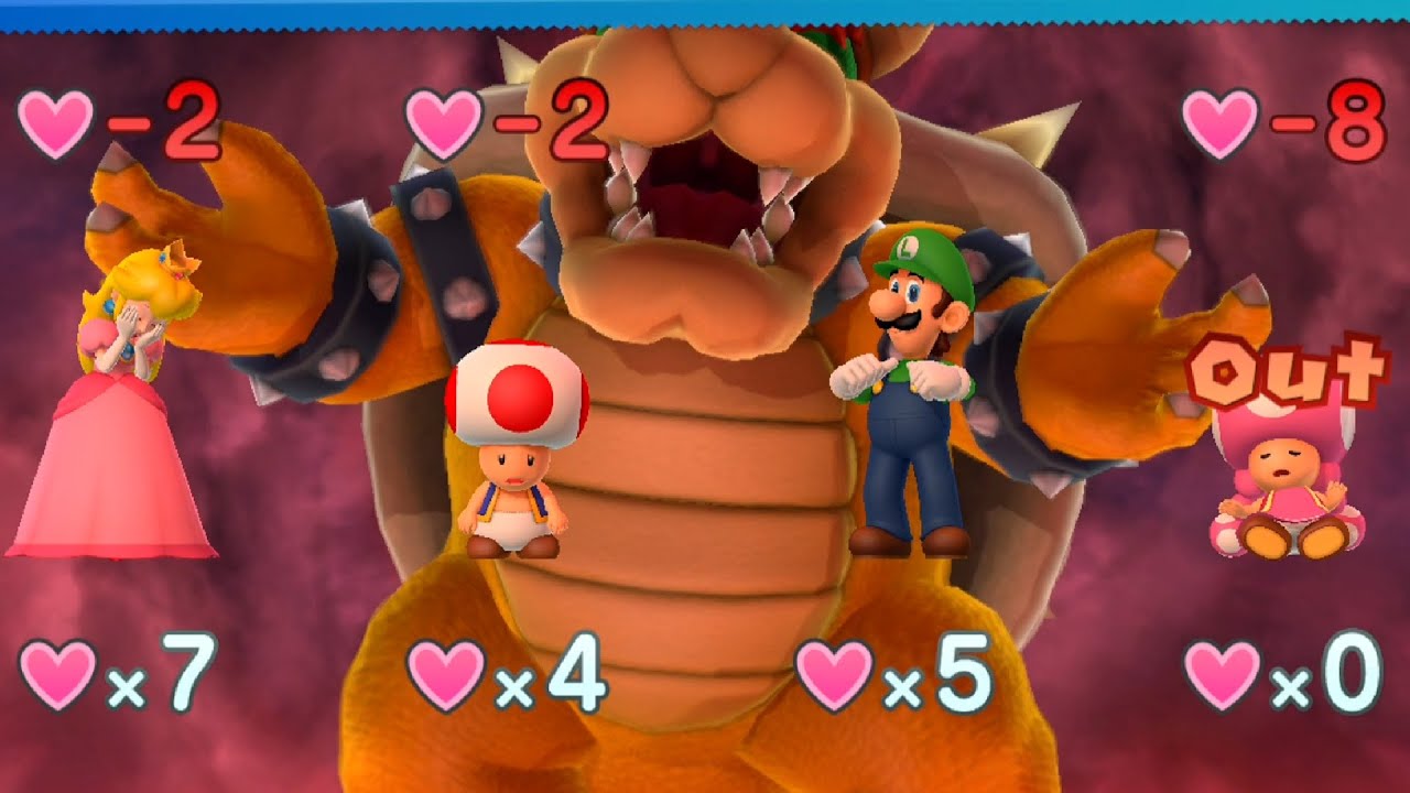 Mario Party 10 - Bowser Party Mode - Mushroom Park (Master Difficulty / Team Daisy) Alexgaming