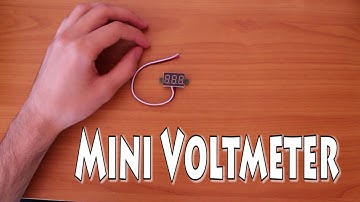 Mini Voltmeter 0-32V Review, from Banggood