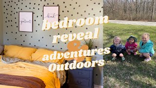 Weekend without daddy - bedroom reveal!!