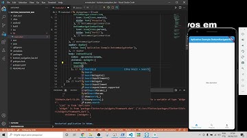 Rotas e Navegação entre Telas em BottomNavigationBar em Flutter - Aula 3