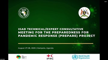 LIVE: Regional Preparedness for Pandemic Response (PREPARE) Technical/Experts Consultative Meeting