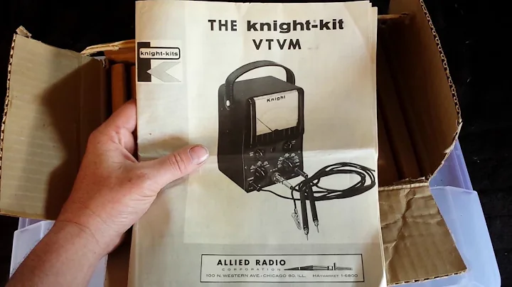 1955 Knight-kit VTVM Kit Unboxing
