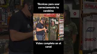 Cómo usar correctamente la carabina #tiro #caza #armas #carabina