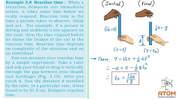 Example 3.6 to 3.8 || Ch 03 Motion in a Straight Line || Std 11 Physics || CBSE