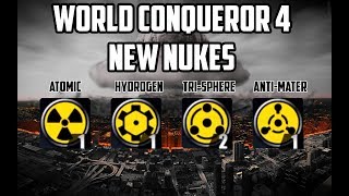 World Conqueror 4 New Nuclear Bomb ! Tri-sphere bomb??? screenshot 2