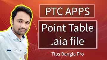 Point table .aia file appybuilder/thunkable bangla Tutorial