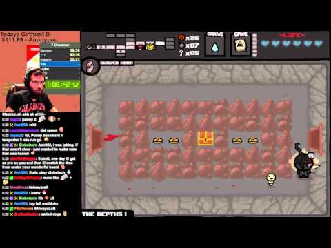 Binding of Isaac-World Record All 7 characters