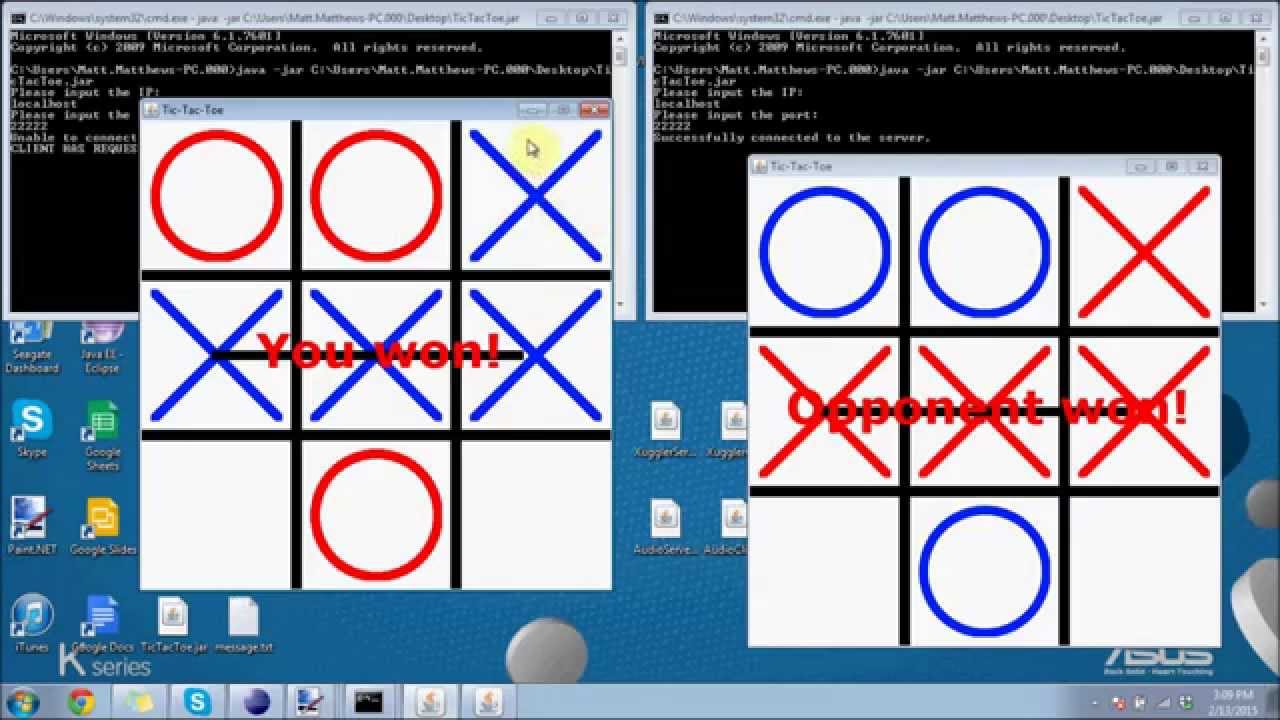 GitHub - josh--newman/tictactoe: Multiplayer server/client TicTacToe game