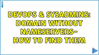 Celebrity DevOps & SysAdmins: Domain without Nameservers- how to find them Profile