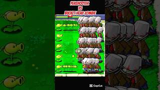 *PEASHOOTER VS BUCKET HEAD ZOMBIE*#shorts #short #pvz #youtubeshorts #shortvideo #pvzfusion #gaming