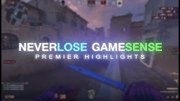 #cs2 PREMIER HIGHLIGHTS FT. GAMESENSE.PUB/NEVERLOSE.CC