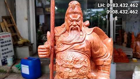 Hướng dẫn đặt tượng Quan Công tại bàn làm việc | Giới thiệu 2 bức tượng Quan Vũ cao 40cm để bàn