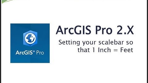 Setting your scale bar in ArcGIS Pro so that 1 inch equals feet