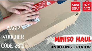 Tumbler Coca Cola Hits di Tiktok? | Miniso Haul + Voucher 20% | Shopee Lazada