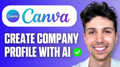 How to Create Company Profile Using AI on Canva (Full Guide 2025)
