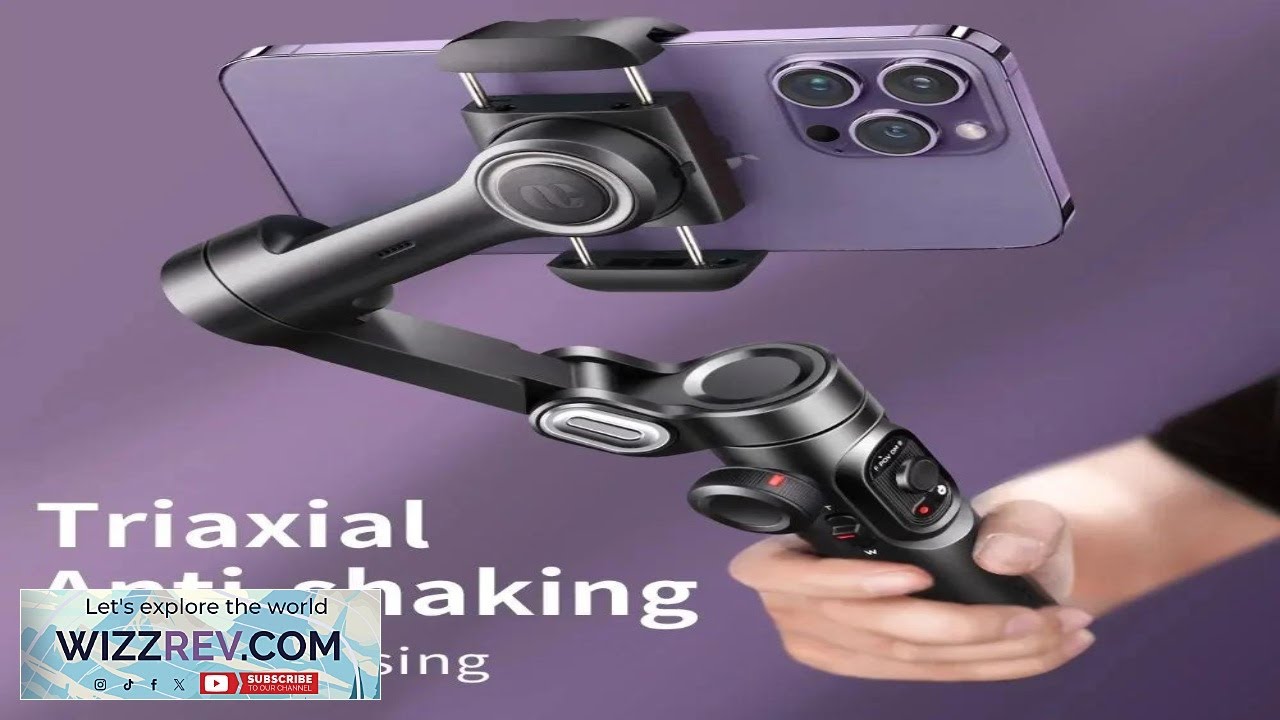 AOCHUAN 3-осевой ручной стабилизатор SmartXE для смартфонов iPhone и Android с искусственным инте...