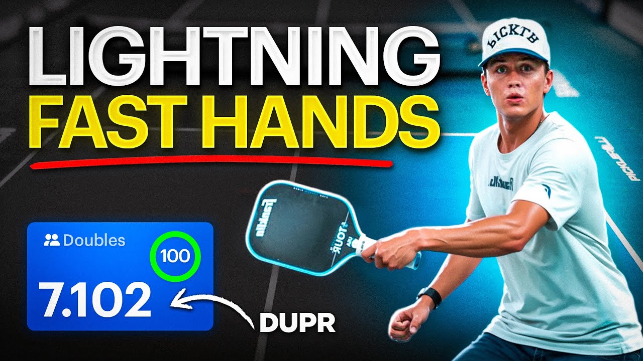 The Secret to Lightning-Fast Hands in Pickleball (Hayden Patriquin, World Ranked #3)