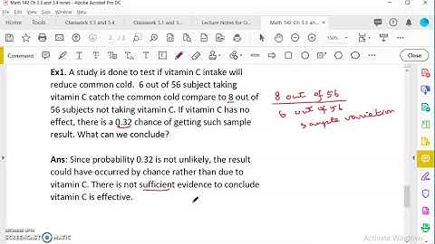 OpenStax Statistics Ch 3.3 and 3.4 Rare Event Rule # 3