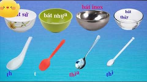Nbtn cái bát cái thìa