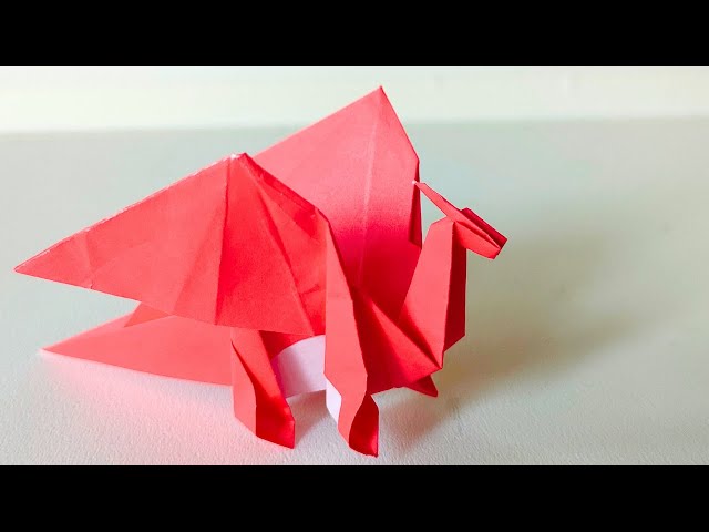 折り紙 紅の昇り龍(ORIGAMI/RED RISING DRAGON) 折り紙 紅の昇り龍(ORIGAMI/RED RISING DRAGON) - メルカリ