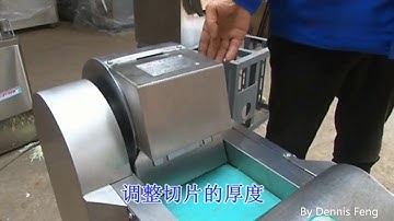 YQC1000 Vegetable cutting machine guide