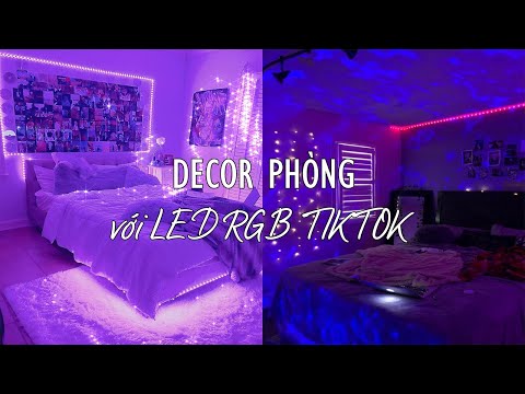 Hướng Dẫn DECOR PHÒNG VỚI LED RGB TIKTOK (Aesthetic Room Decor ...