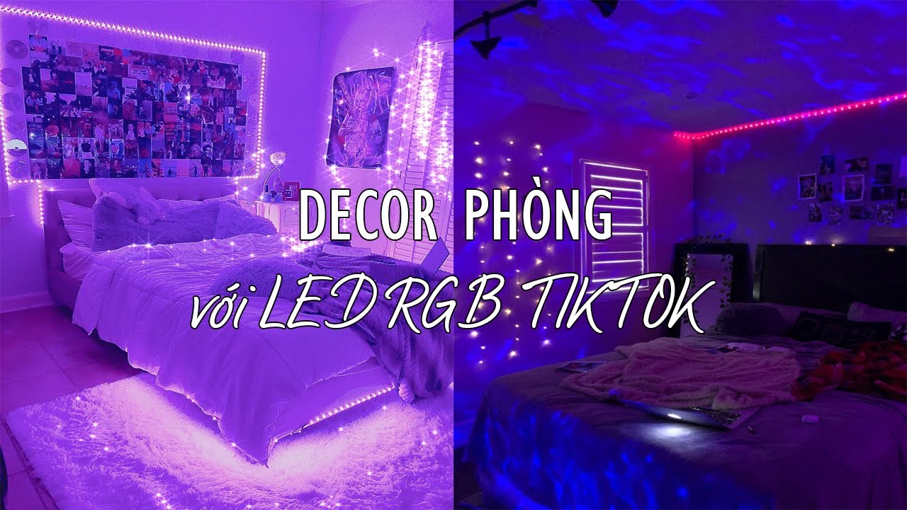 Hướng Dẫn DECOR PHÒNG VỚI LED RGB TIKTOK (Aesthetic Room Decor ...
