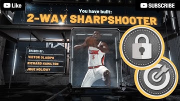 BEST 2-WAY SHARPSHOOTER BUILD IN NBA 2K21
