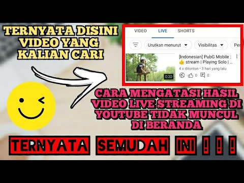 CARA MELIHAT HASIL LIVE STREAMING DI YOUTUBE TERBARU