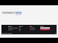 Responsive Footer design using HTML, CSS &amp; JAVASCRIPT.