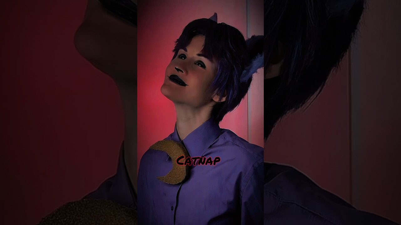 The sad story of Catnap but it’s cosplay version 🥹💜 #poppyplaytime #cosplay #catnap