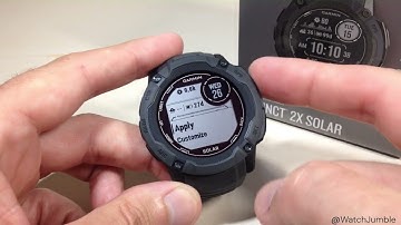Garmin Instinct 2X | Edit Data Fields on Watchface