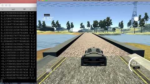 Learn human driving behavior based on deep neural network. Drive whole track 1
