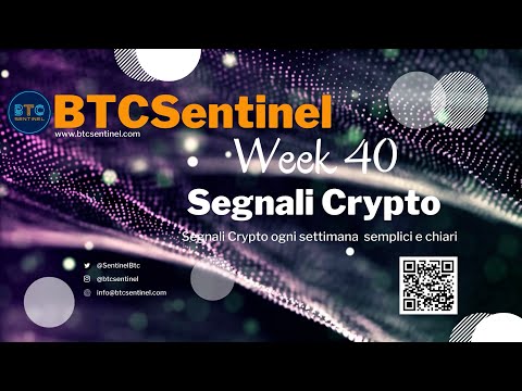 Segnali Crypto: Week 40 - BTCSentinel.com