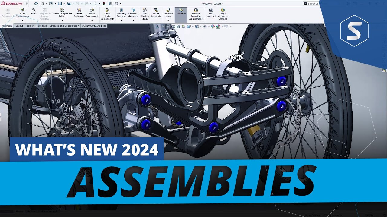 Assembly Modelling | What's New in SOLIDWORKS 2024 - YouTube