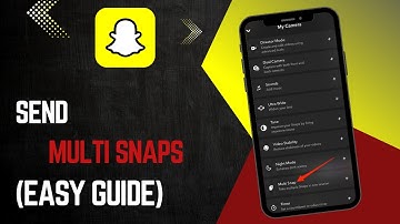 How To Multi Snap On Snapchat