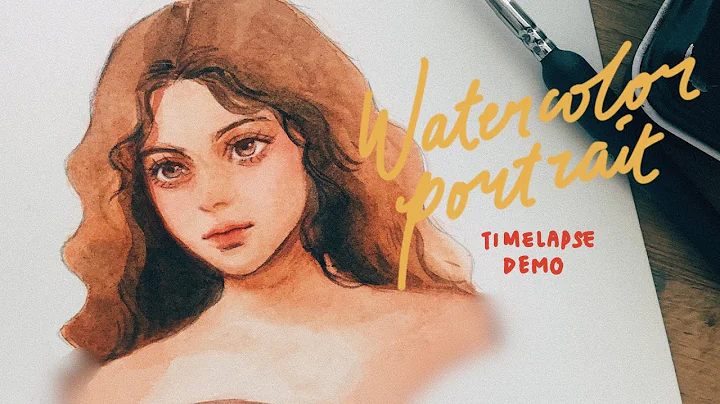 Watercolor Portrait Demo (timelapse)