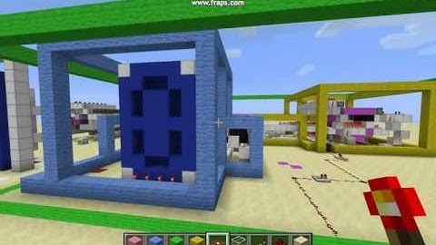 MineCraft 7 segment display decoder and memory array.
