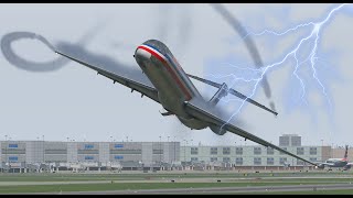 MD-82 Landing In A Storm [XP11] by airddiction 4,157 views 2 months ago 3 minutes, 11 seconds