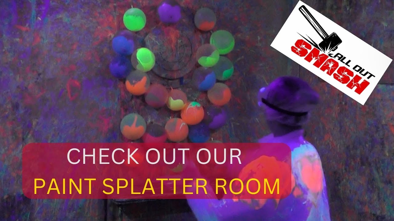 Unleash Your Inner Artist at Denver's Premier Paint Splatter Room! YouTube