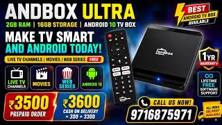 Andbox Ultra Android TV Box with 1 year warranty