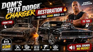 Dom’s 1970 Dodge Charger Restoration 🔥 | Full ASMR Build
