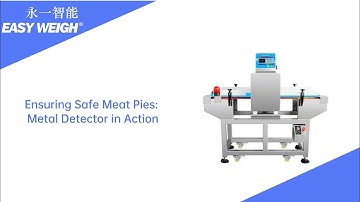 Ensuring Safe Meat Pies: Metal Detector in Action!