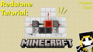 Hopper Clock! || Redstone Tutorial || Java Edition Profile