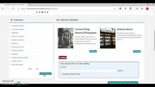 How to Find Library Databases