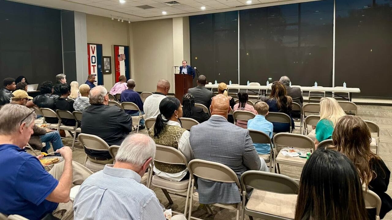 Augusta leaders give Helene update at third town hall meeting - YouTube